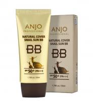ББ-крем с муцином улитки Anjo Professional Natural Cover Snail Sun Bb Cream